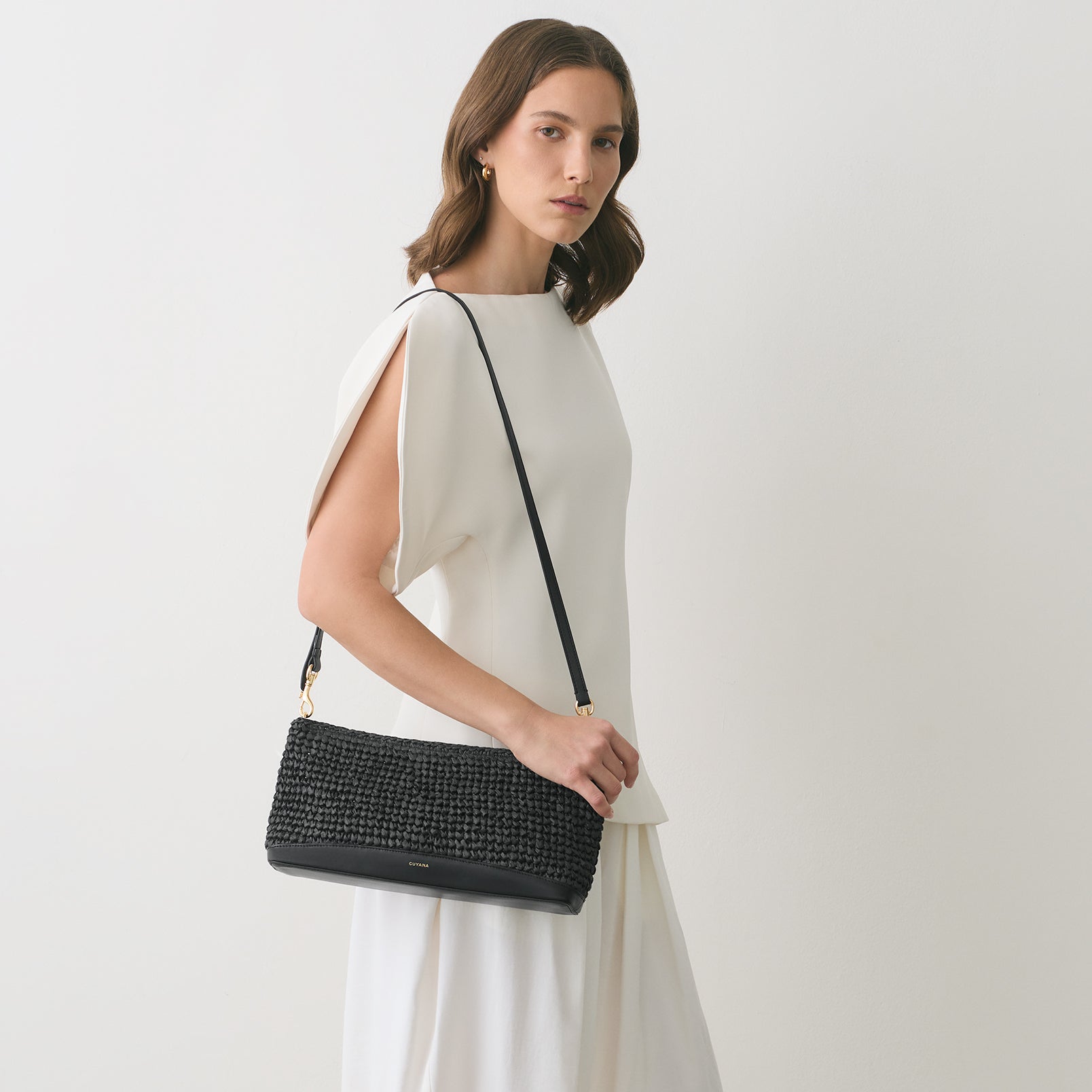 Raffia Clutch