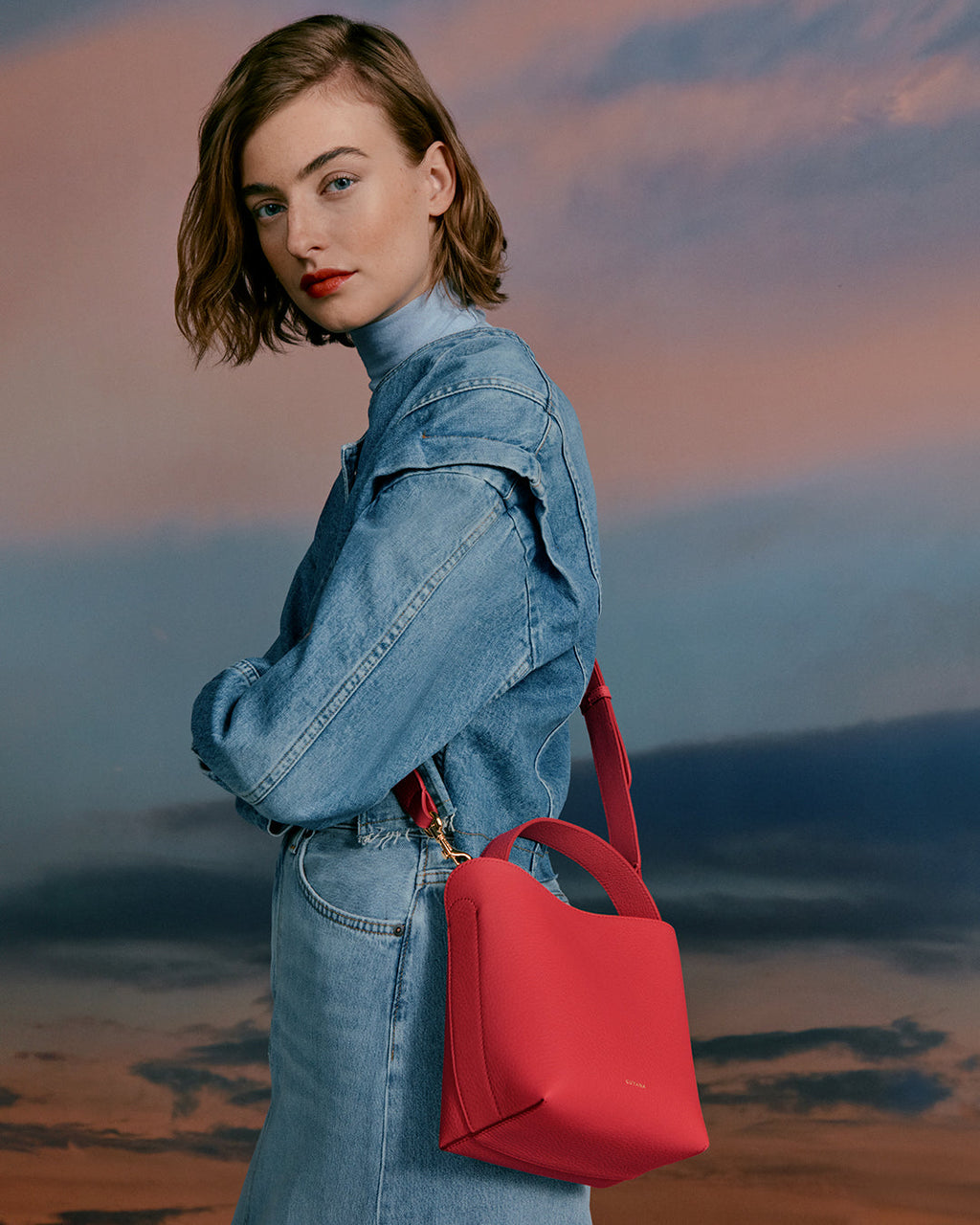 Mini Linea Bucket Bag