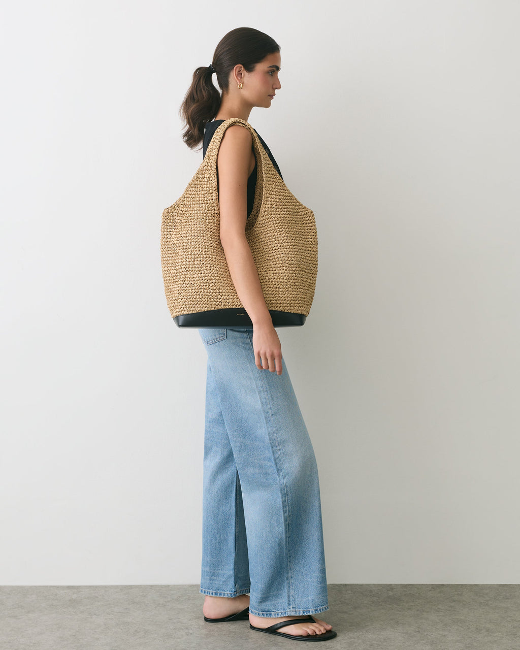 Large Raffia Tote