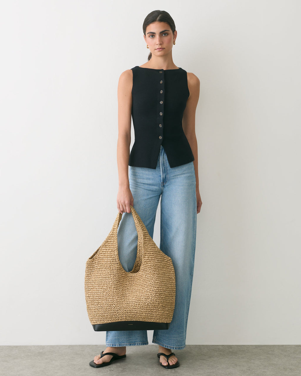 Large Raffia Tote