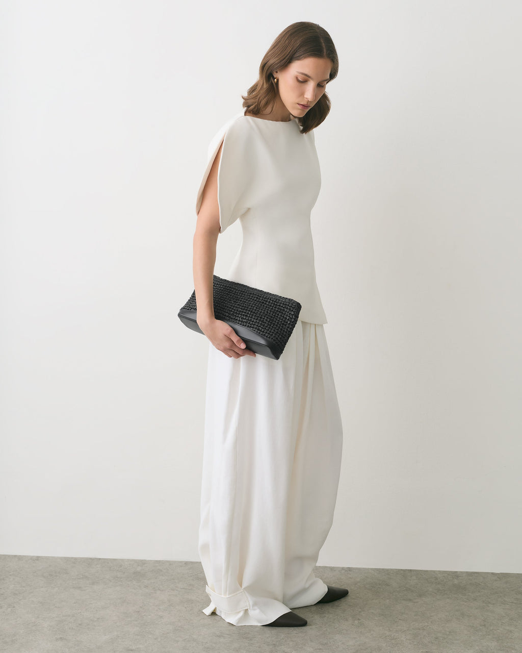 Raffia Clutch
