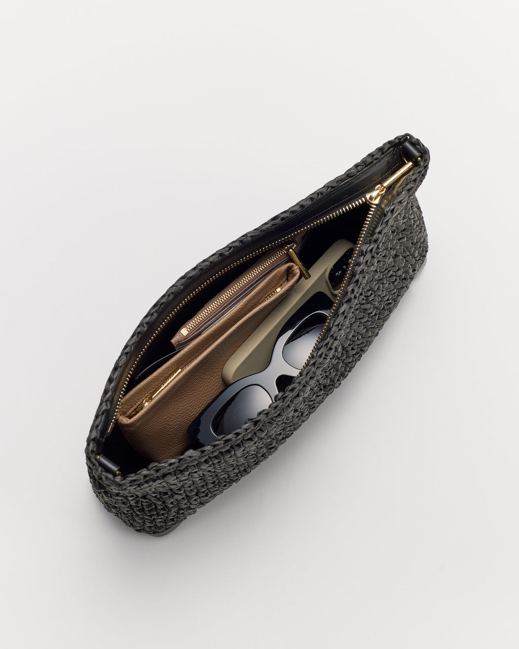 Raffia Clutch